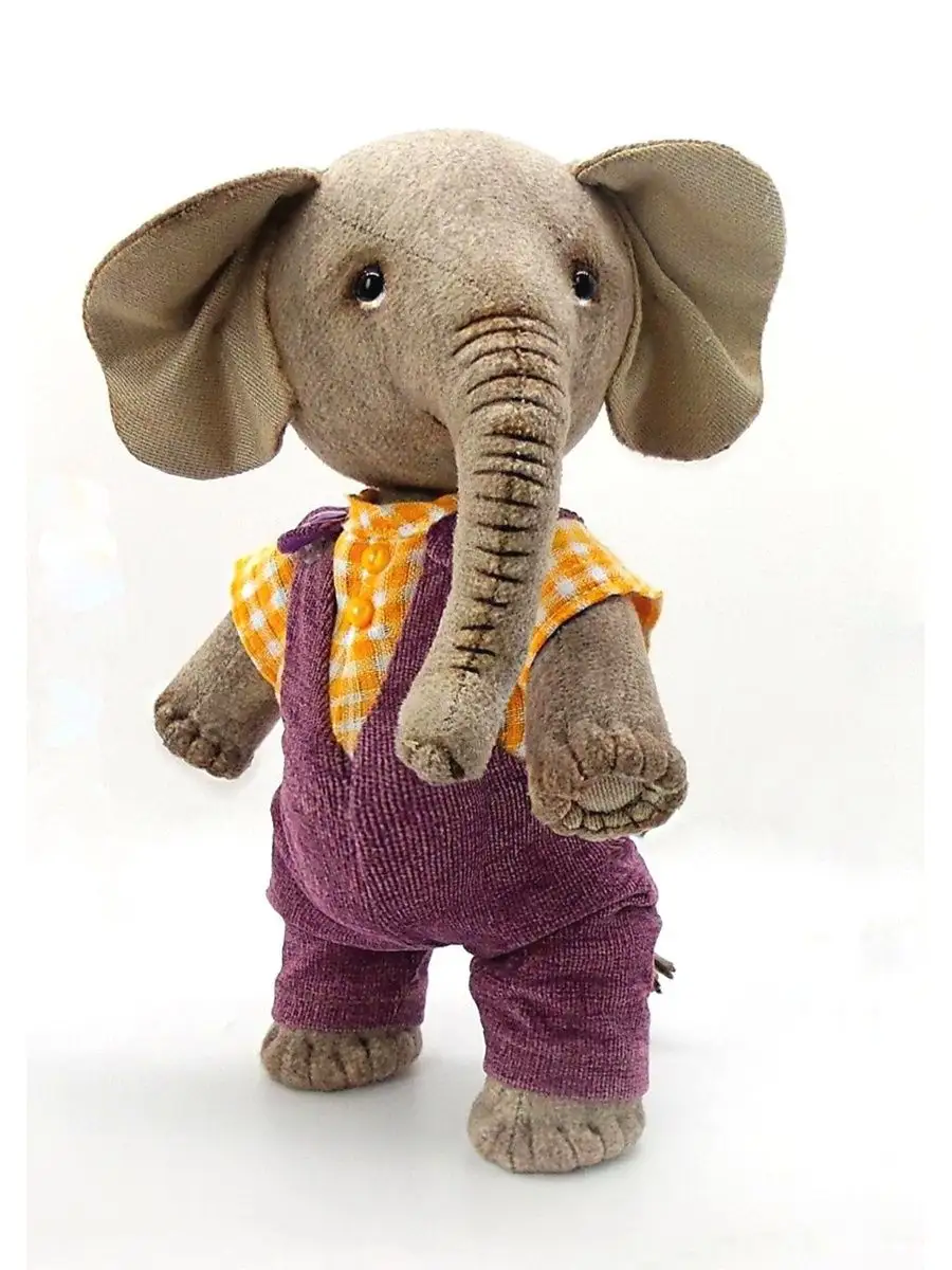 Мягкая игрушка «Слон» из колготок своими руками