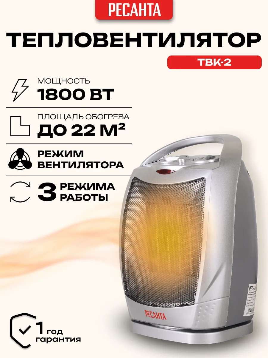 Тепловентилятор обогреватель ТВК-2
