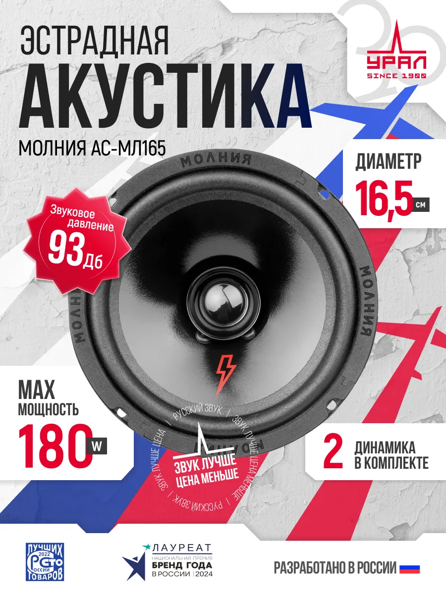 Динамики автомобильные 16 5...