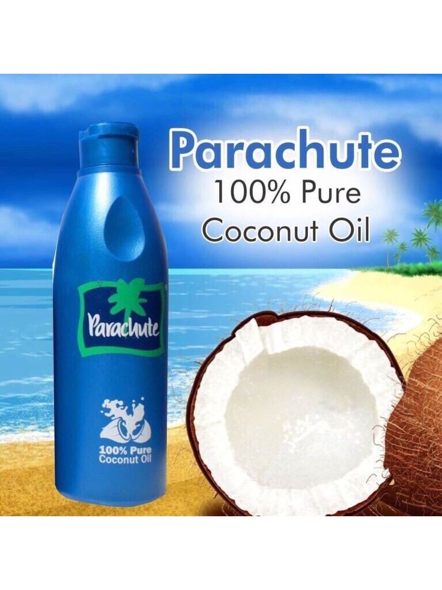 Кокосовое масло Parachute 100 мл. Кокосовое масло 100% / Pure Coconut Oil Parachute 500 мл. Кокосовое масло для волос Parachute 100% Pure Coconut Oil. Кокосовое масло парашют, 50 мл.