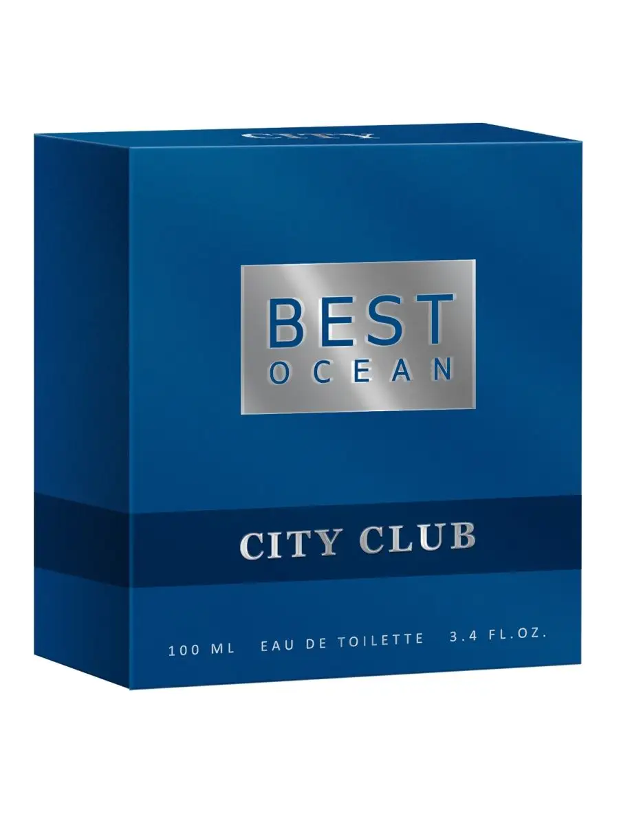 Туалетная вода мужская City Club Ocean, 100 мл CITY PARFUM 120792827 купить  за 589 ₽ в интернет-магазине Wildberries