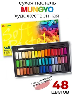 Сухая художественная пастель, набор 48 цв. MUNGYO 120855651 купить за 1 345 ₽ в интернет-магазине Wildberries