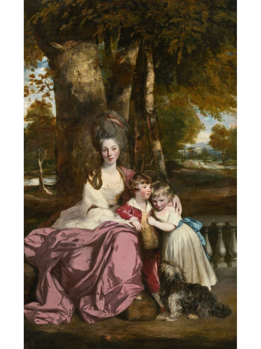 Lady elizabeth delme and her children картина