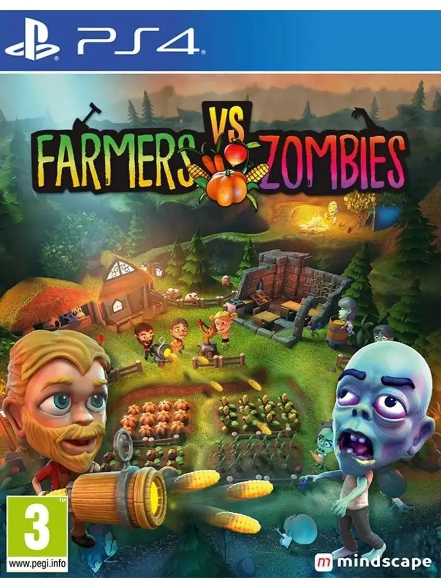 PS4 Farmers vs Zombies (русские субтитры) Игра для PS4 120907447 купить в  интернет-магазине Wildberries