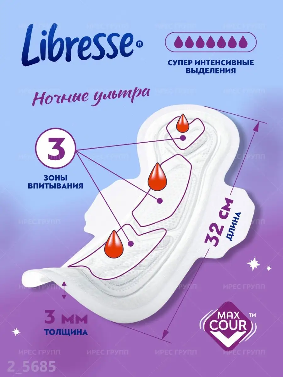 Прокладки Либресс Классик Протекшин регулятор (Libresse Classic Protection Regular), 9 шт.