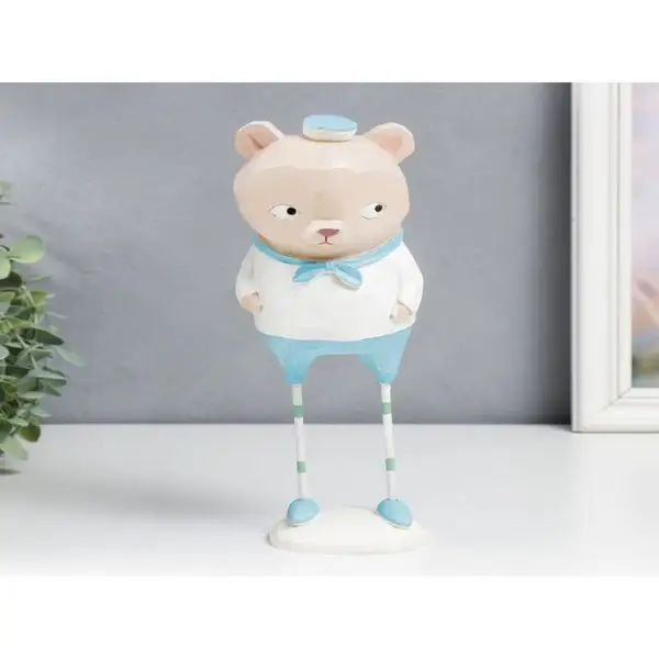 Фигурка «Мишка-морячок» 25х9,5 см
