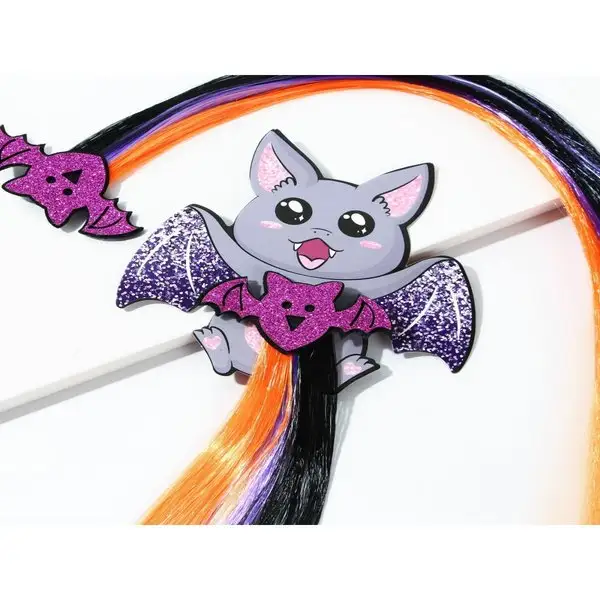 Цветная прядь для волос на хэллоуин