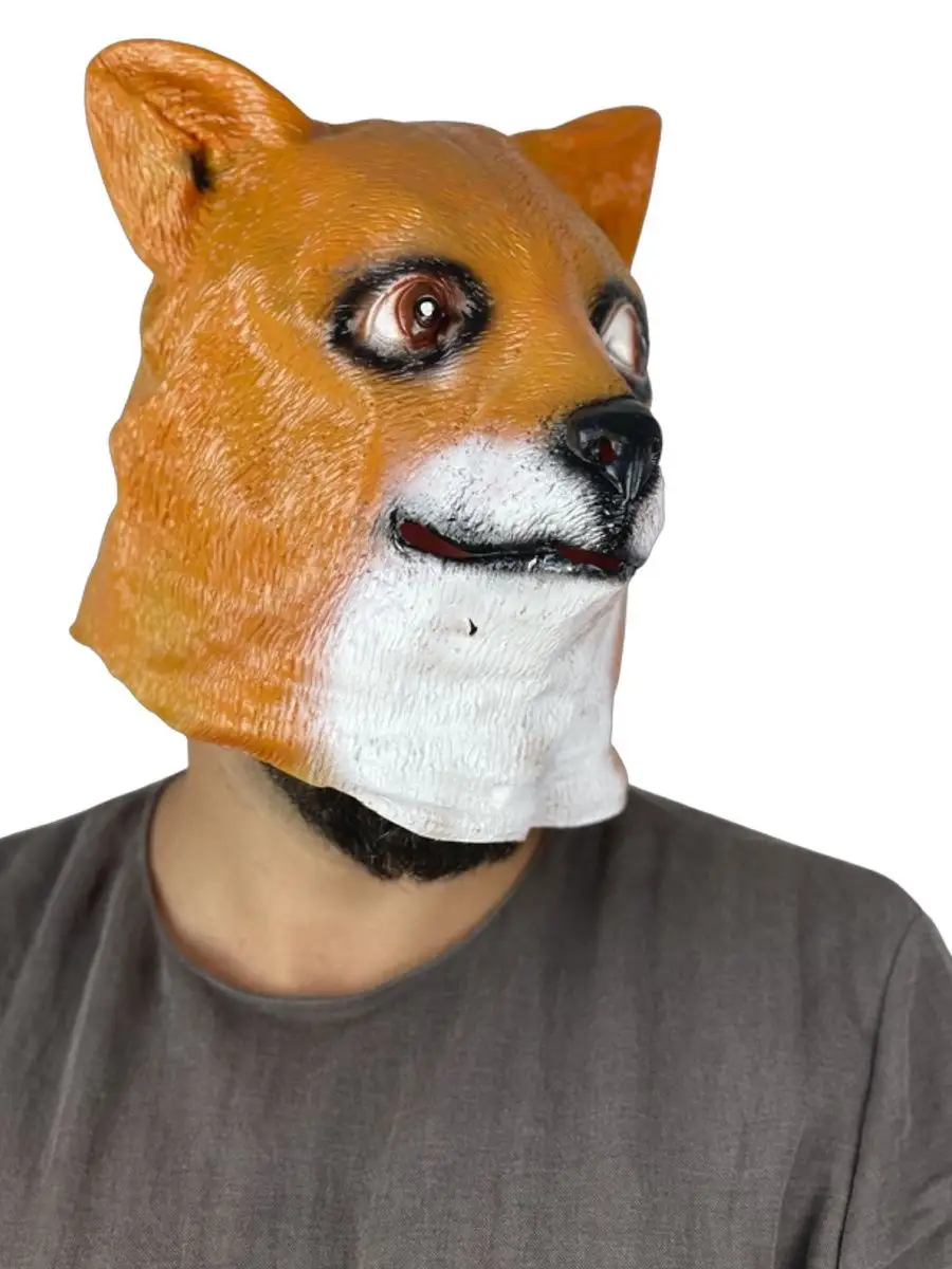 Новогодняя маска лисы