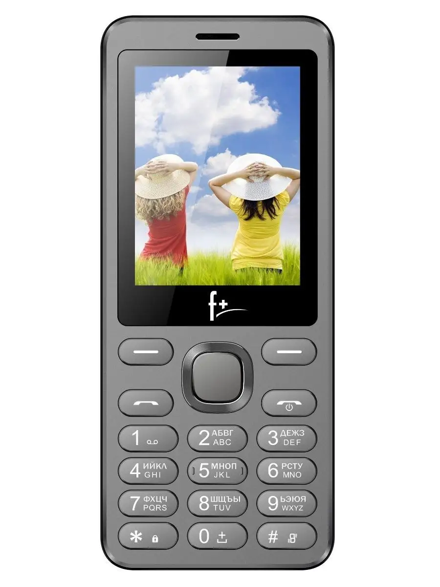 Мобильный телефон F+ S240 Dark Grey, серый, 32MB, 2 Sim F+ 121046073 купить  в интернет-магазине Wildberries