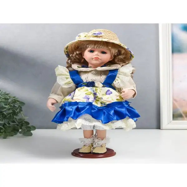 Кукла коллекционная Алиса в синем 30 см