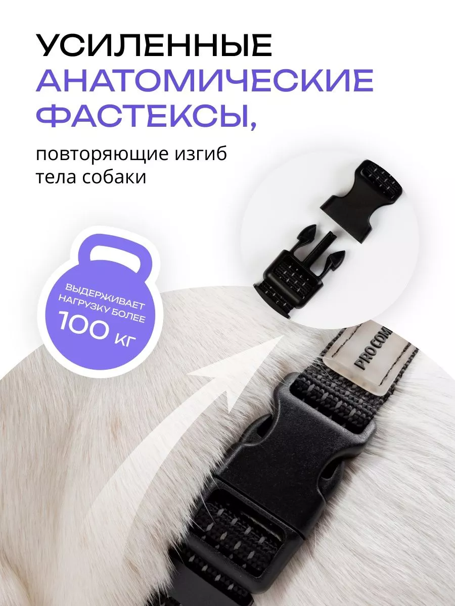 Шлейка для собак анатомическая PRO Comfort 122000804 купить за 1 105 ₽ в  интернет-магазине Wildberries