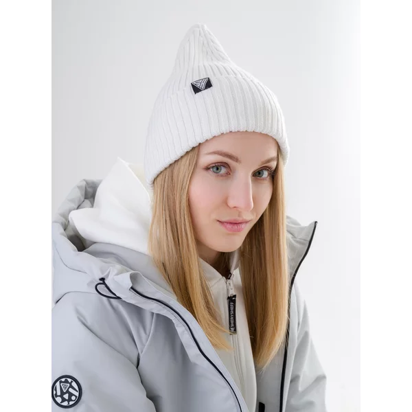 Шапка бини с отворотом