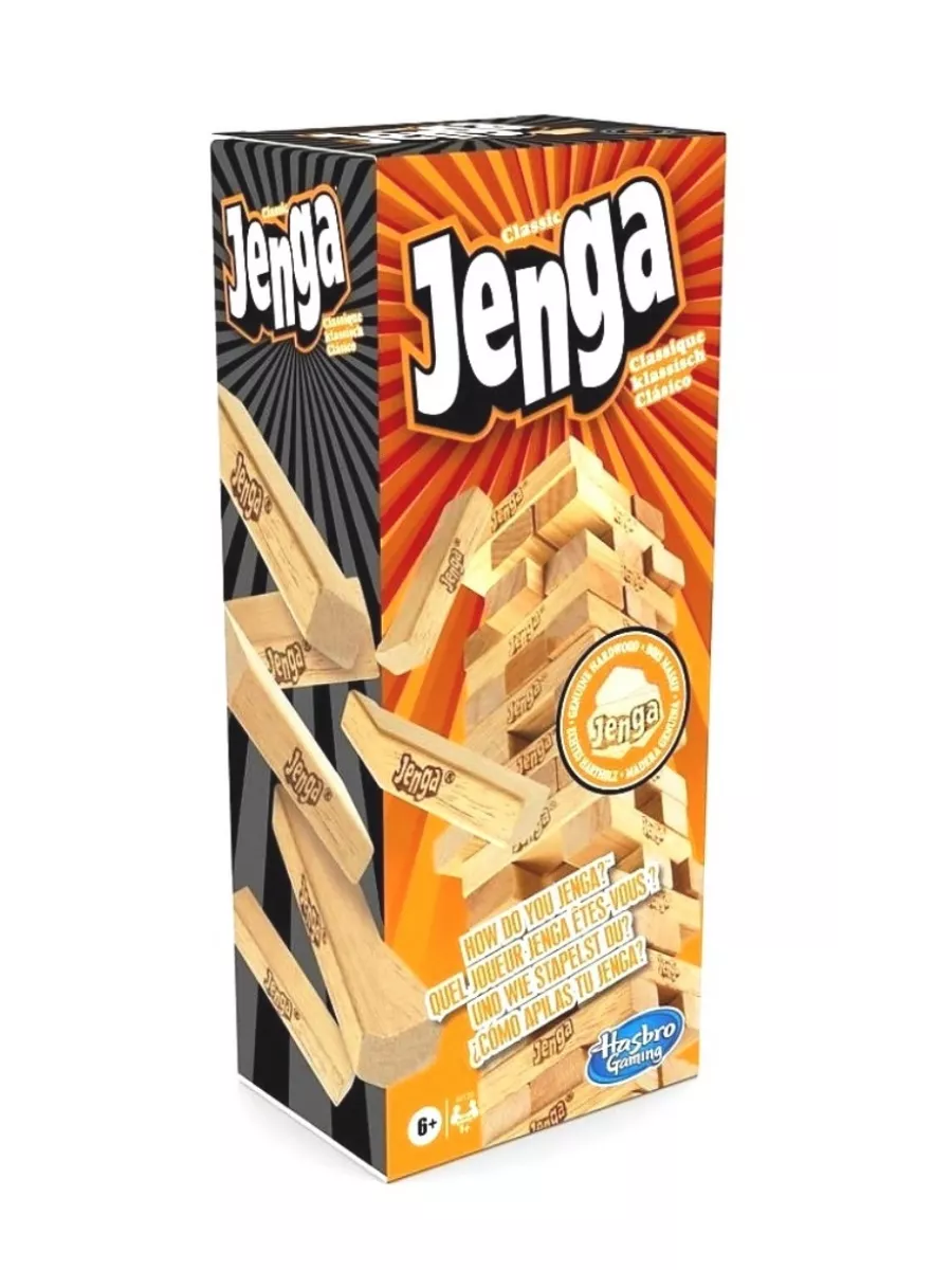 Игра настольная Дженга Jenga оригинал HASBRO ИГРЫ 122038244 купить за 1 169  ₽ в интернет-магазине Wildberries