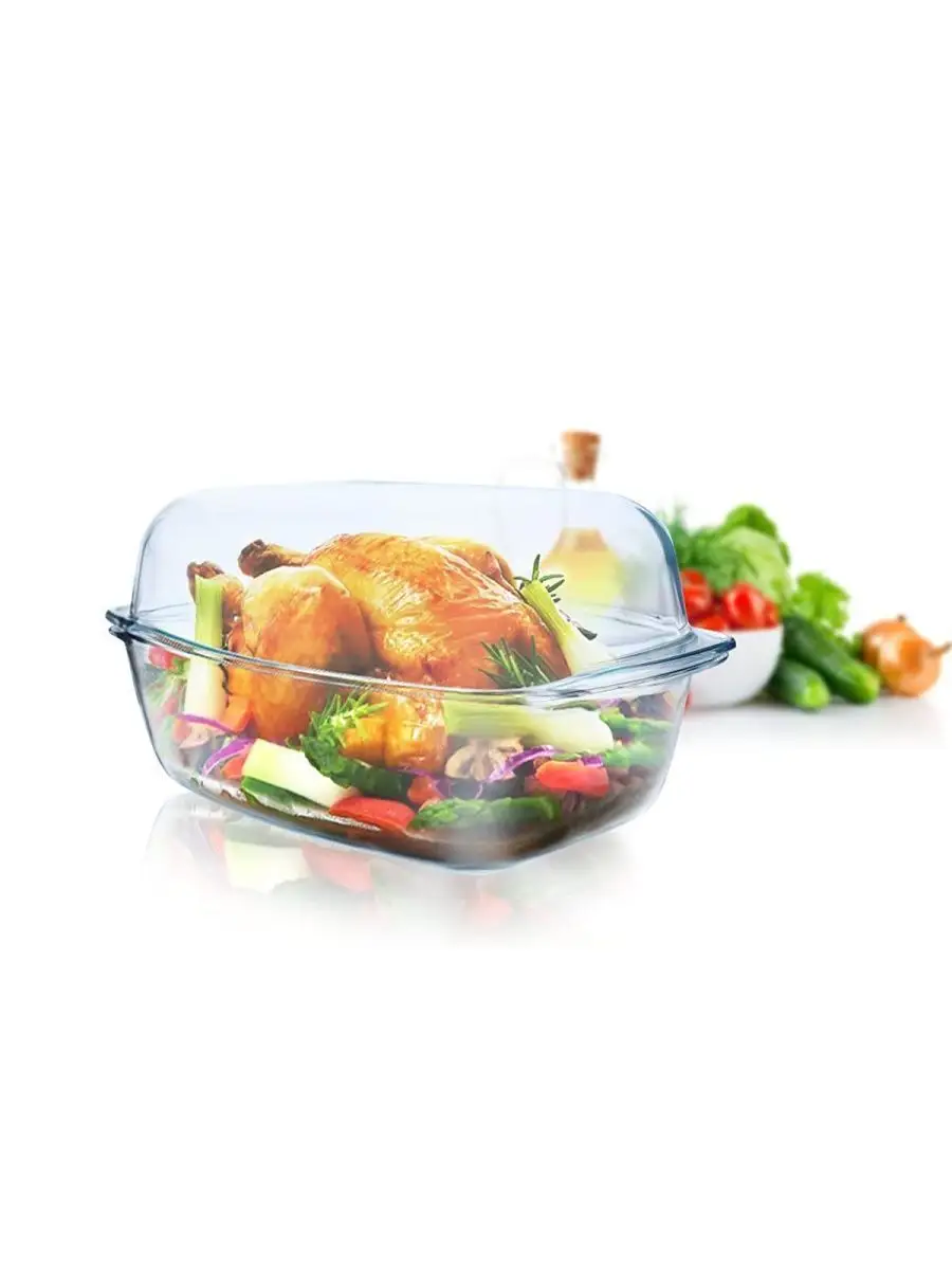 Утятница с крышкой Pyrex 122040488 купить в интернет-магазине Wildberries