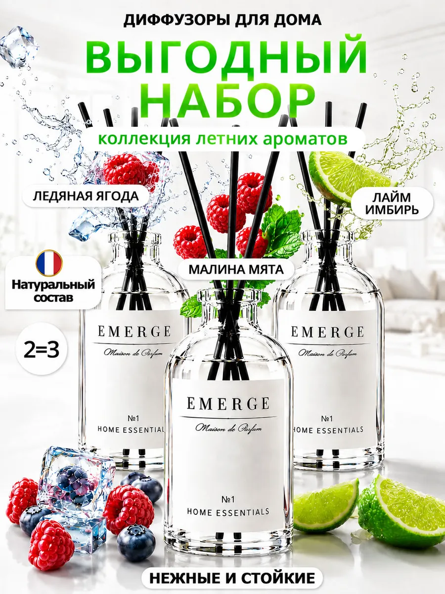 Диффузор для дома с палочками набор