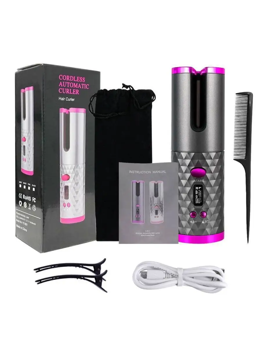 Cordless auto curler discount