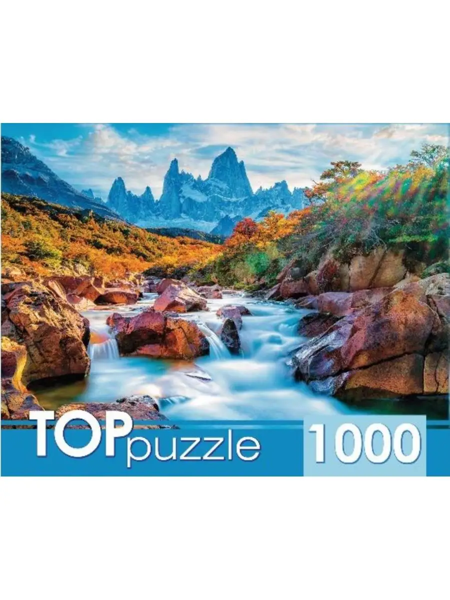 Пазл TOP Puzzle 1000 деталей Гора-Фицрой,Аргентина Рыжий кот 122118062  купить за 473 ₽ в интернет-магазине Wildberries