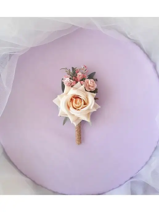 ReniWedding Бутоньерка, коричневый