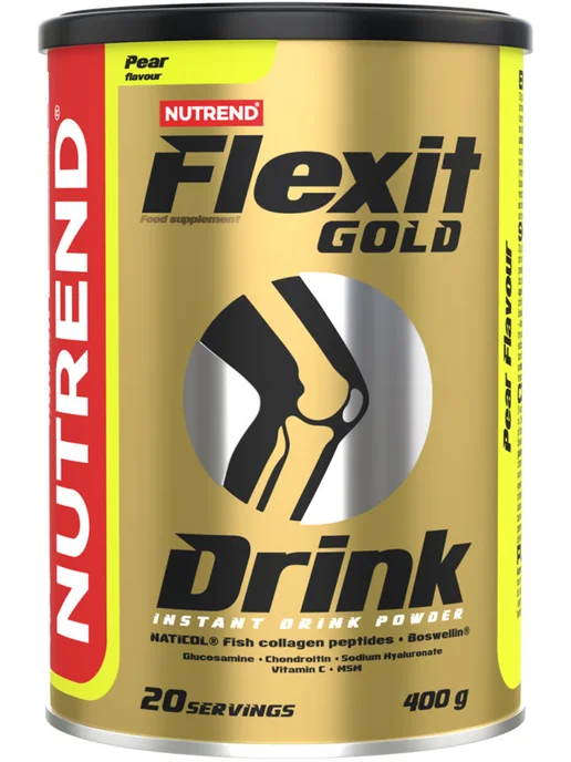 NUTREND Суставы Flexit Gold Drink 2 x 400 г, Груша, 2x400, 400 г, фото 3