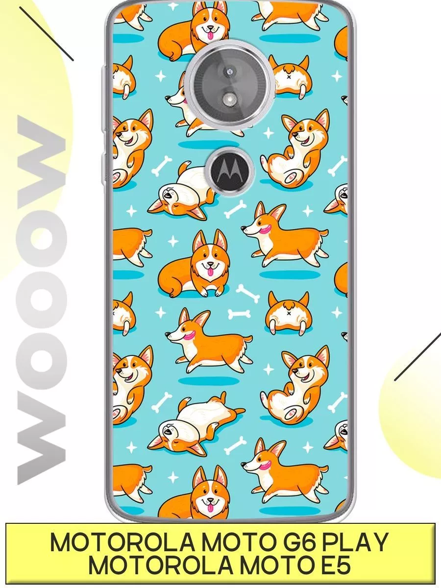 Чехол на Motorola Moto E5 / Motorola Moto G6 Play с принтом Motorola  122167172 купить за 360 ₽ в интернет-магазине Wildberries