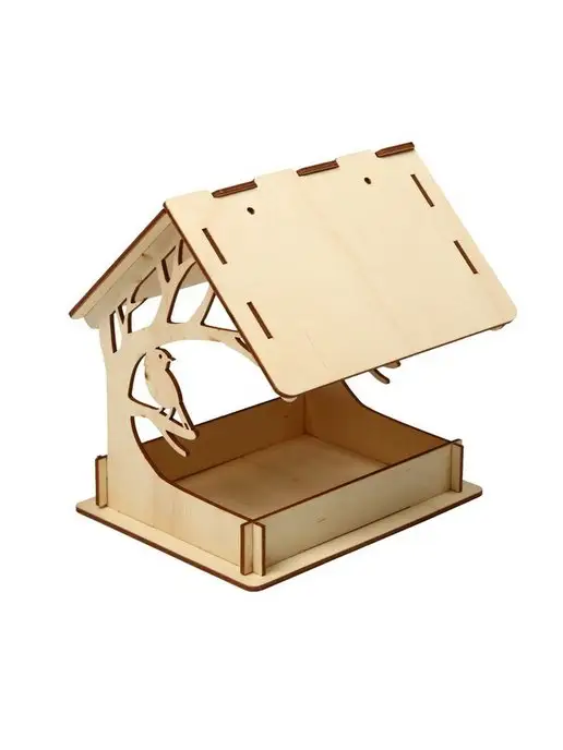 My Sweet Home Кормушка для птиц "Птица на дереве", 15 х 19 х 17 см, 15x19