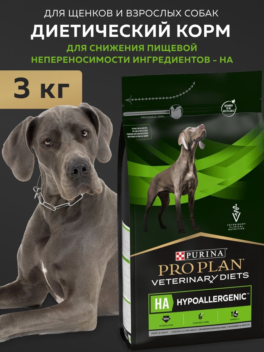 Purina Pro Plan ha Hypoallergenic для собак. PROPLAN гипоаллергенный для собак. Hypoallergenic корм для собак. Проплан Гипоаллердженик для собак. Pro plan veterinary hypoallergenic для собак
