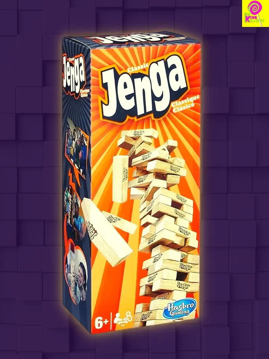 Игра настольная Jenga Дженга Hasbro 122243605 купить за 1 244 ₽ в  интернет-магазине Wildberries