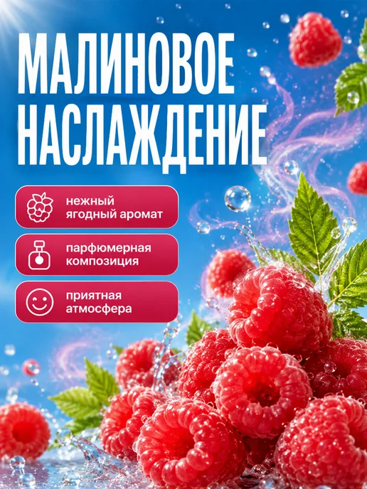 MASTER FRESH Освежитель воздуха Малиновое наслаждение 300 мл. 2 шт, 300 мл, фото 2