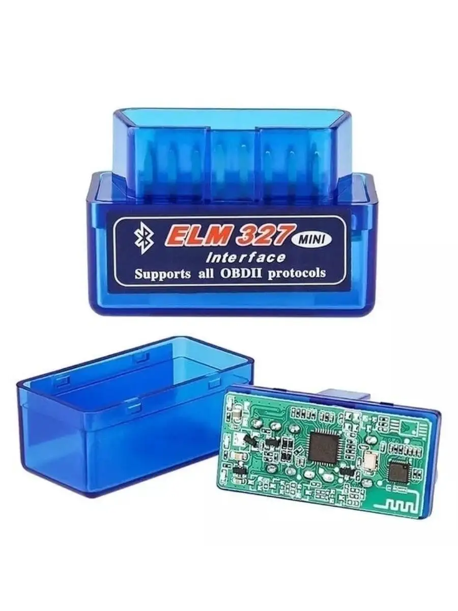 Программный модуль ELM327 Bluetooth Mini OBD2 V2.1 Диагностика автомобиля  сканер автосканер бортовой компьютер