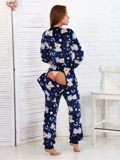 Пижама с открытой попой NewJama 122423929 купить за 2 497 ₽ в интернет-магазине Wildberries