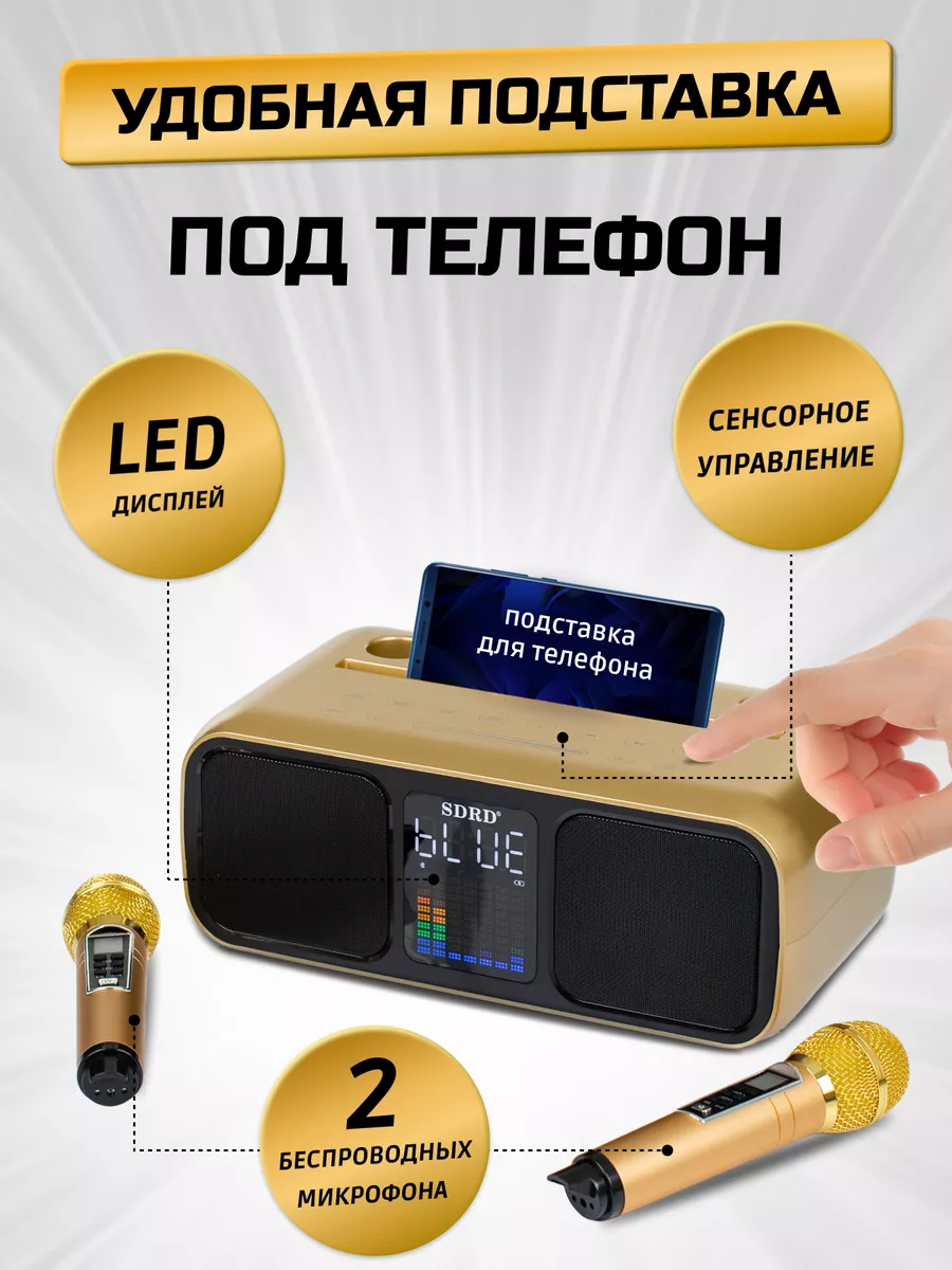 Караоке система Bluetooth для дома vipvolna 122487379 купить в  интернет-магазине Wildberries