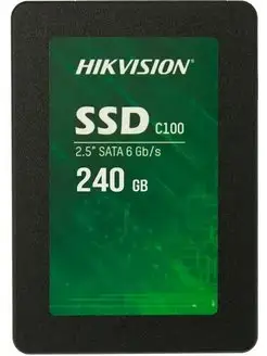 SSD накопитель 2.5" C100 240GB (HS-SSD-C100/240G), SATA HIKVISION 122500838 купить за 2 081 ₽ в интернет-магазине Wildberries