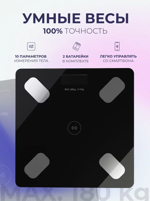 Izzi shop Весы напольные электронные