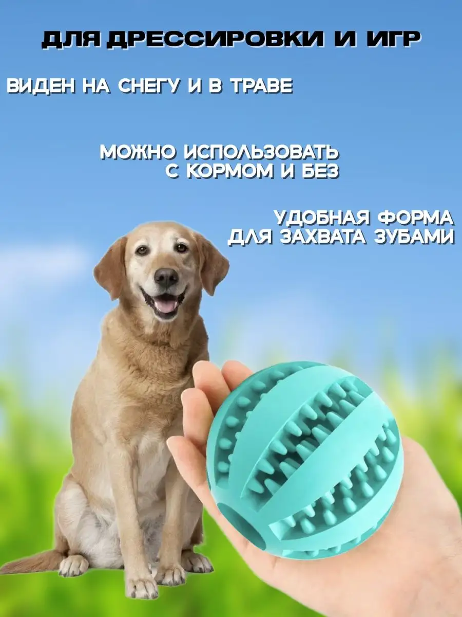 Мяч для собак 5см DogiDon 122546188 купить в интернет-магазине Wildberries