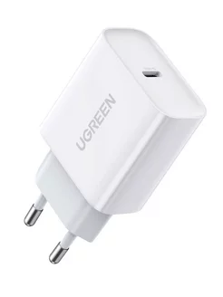 Сетевое зарядное устройство USB C 20W PD Ugreen 122597126 купить за 822 ₽ в интернет-магазине Wildberries