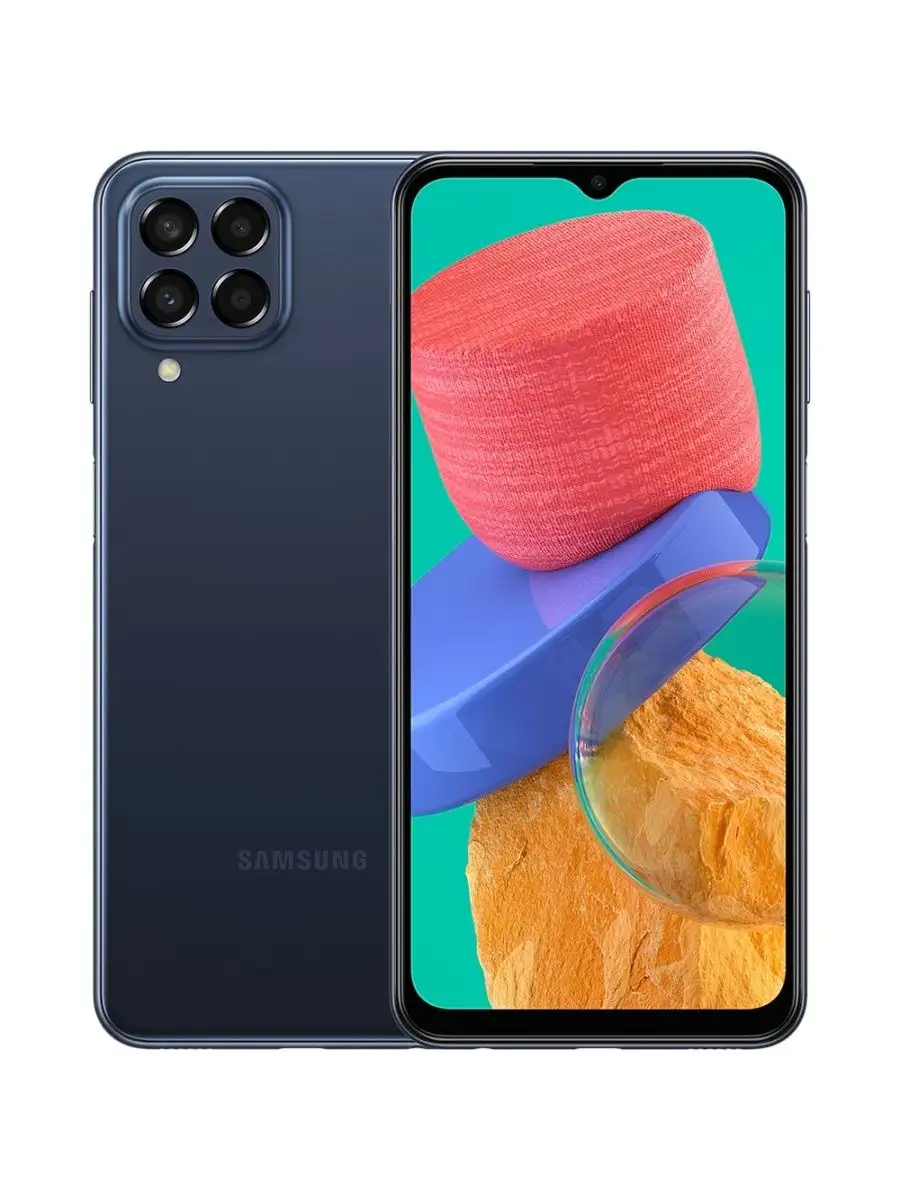 Смартфон Samsung Galaxy M33 8/128GB Blue Samsung 122639357 купить в  интернет-магазине Wildberries