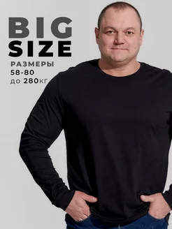 Лонгслив большие размеры с длинным рукавом MR BIGMAN 122768726 купить за 1 053 ₽ в интернет-магазине Wildberries