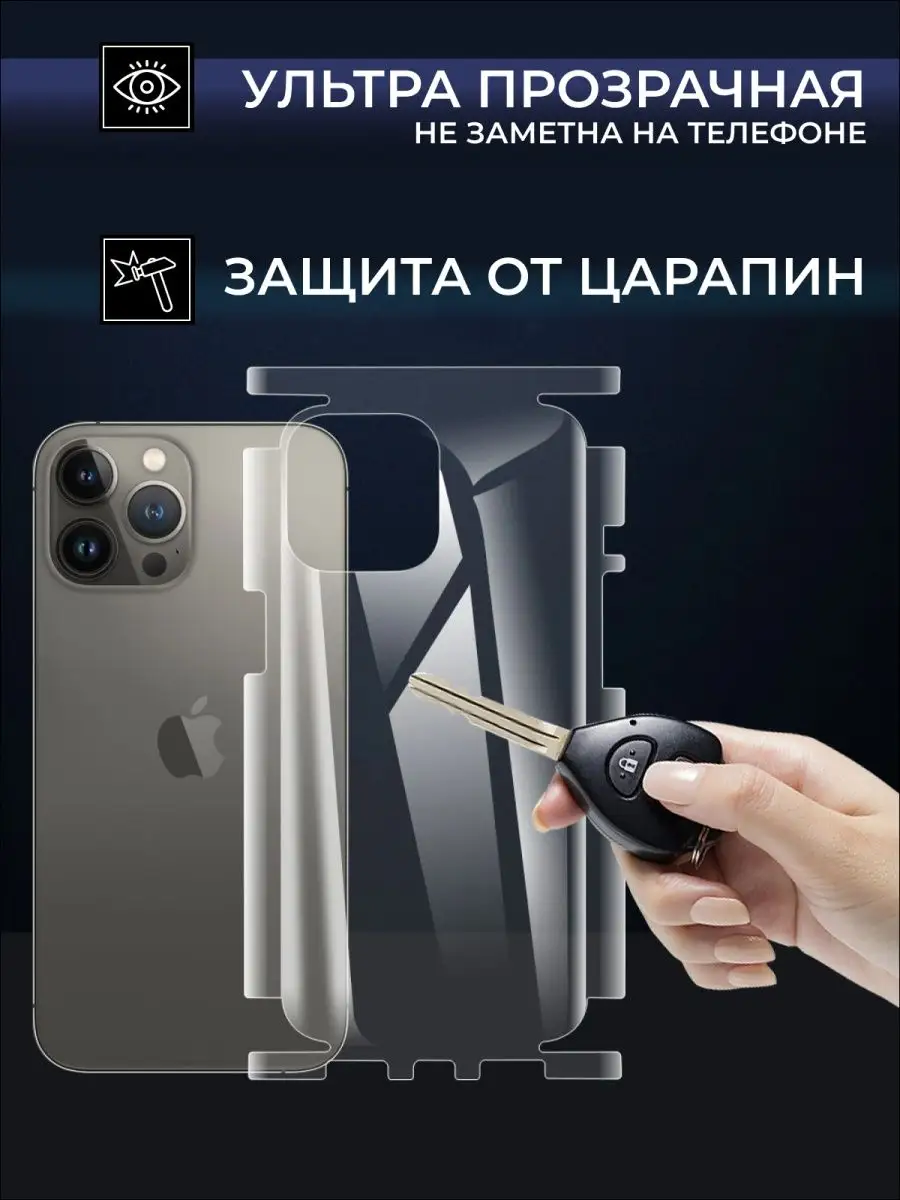 Пленка iphone 14 pro на заднюю крышку RixMoll 122879396 купить за 198 ₽ в  интернет-магазине Wildberries