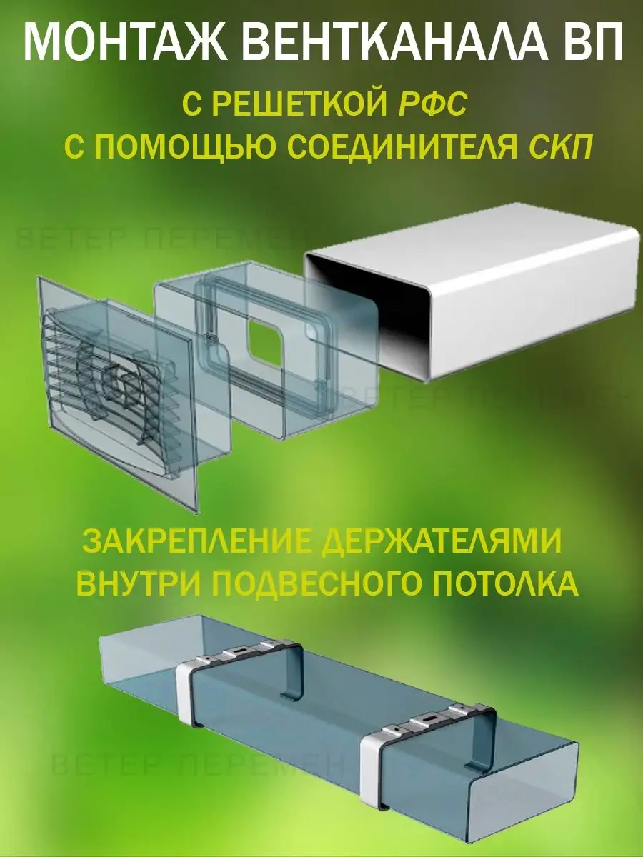 Воздуховод прямоугольный пластиковый 60×120 для вентиляции Era 122968915  купить за 1 352 ₽ в интернет-магазине Wildberries