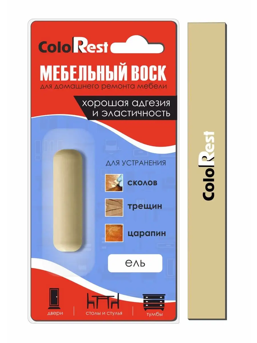 Мебельный воск для реставрации мягкий ColoRest 123017777 купить за 287 ₽ в  интернет-магазине Wildberries