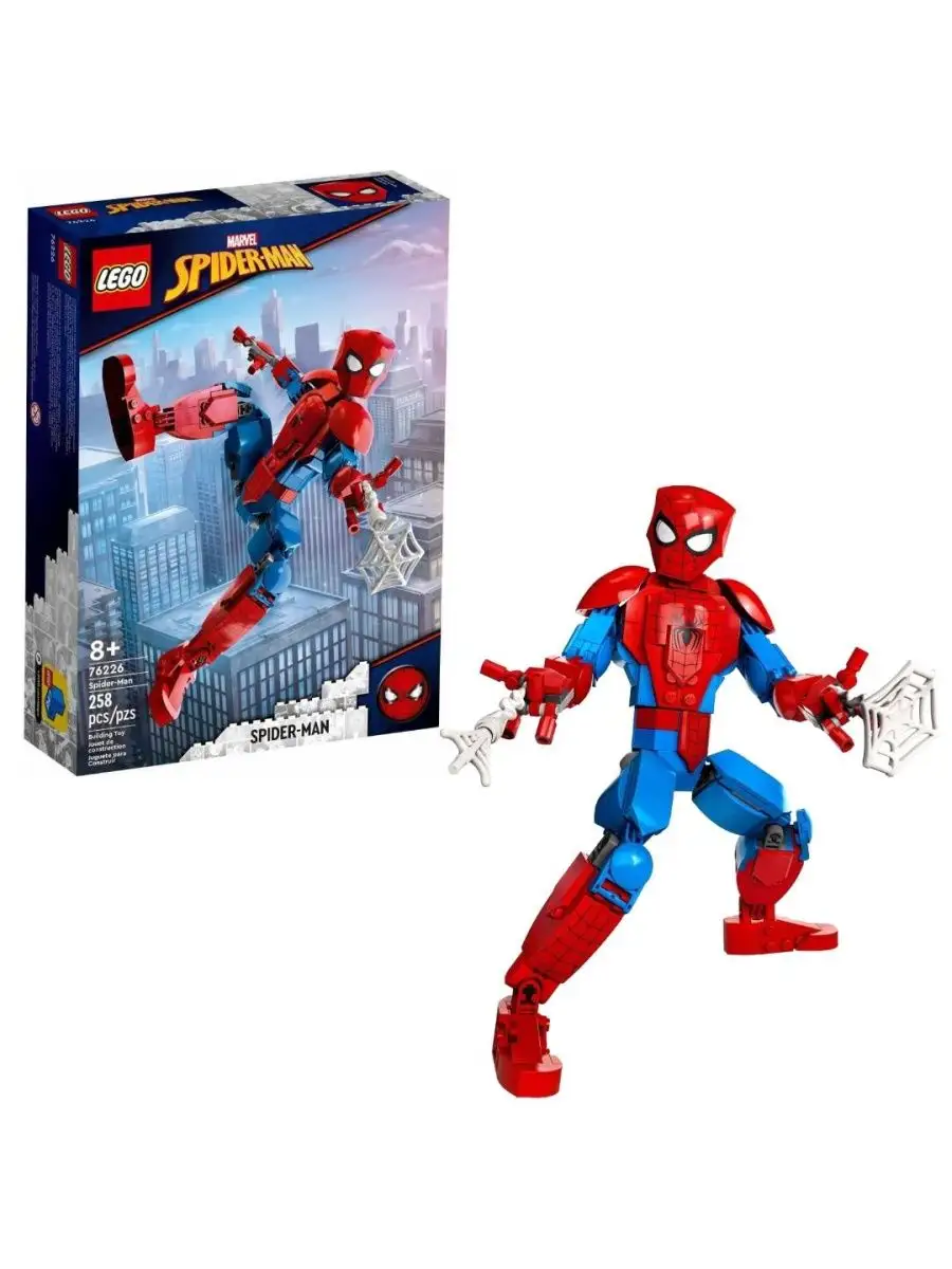 Конструктор Marvel SPIDER-MAN Человек-Паук 258 деталей LEGO 123030412  купить за 5 073 ₽ в интернет-магазине Wildberries