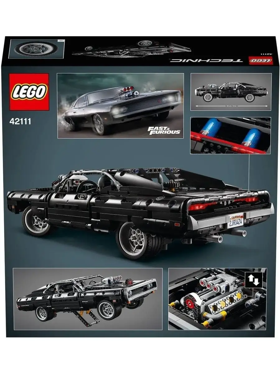 42111 LEGO Technic Dom s Dodge Charger LEGO 123065161 11 857 Wildberries