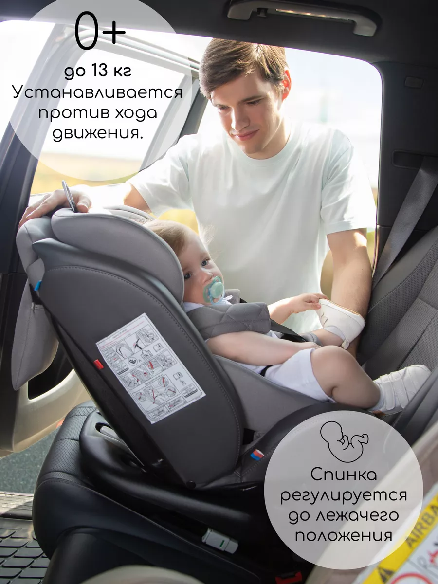 Автокресло поворотное 0-36 кг до 12 лет AmaroBaby 123075999 купить за 10  458 ₽ в интернет-магазине Wildberries