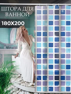 Штора для ванной Makarius 123326192 купить за 316 ₽ в интернет-магазине Wildberries