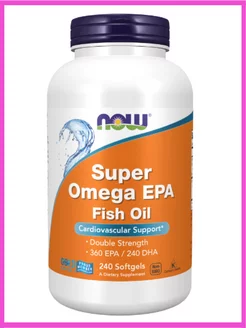 Super Omega 3 EPA NOW 123357235 купить за 3 478 ₽ в интернет-магазине Wildberries