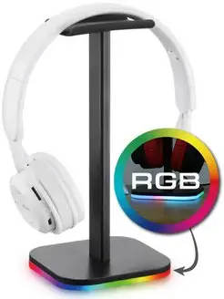 Подставка для наушников игровых с RGB подсветкой MEGAlavka 123358470 купить за 382 ₽ в интернет-магазине Wildberries