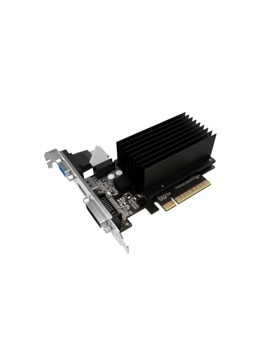 Видеокарта GeForce GT 710 2 ГБ NEAT7100HD46-2080H Palit 123363280 купить за  4 787 ₽ в интернет-магазине Wildberries