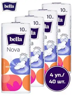 Прокладки женские гигиенические bella Nova 10 шт. х 4 уп. BELLA 123404029 купить за 345 ₽ в интернет-магазине Wildberries