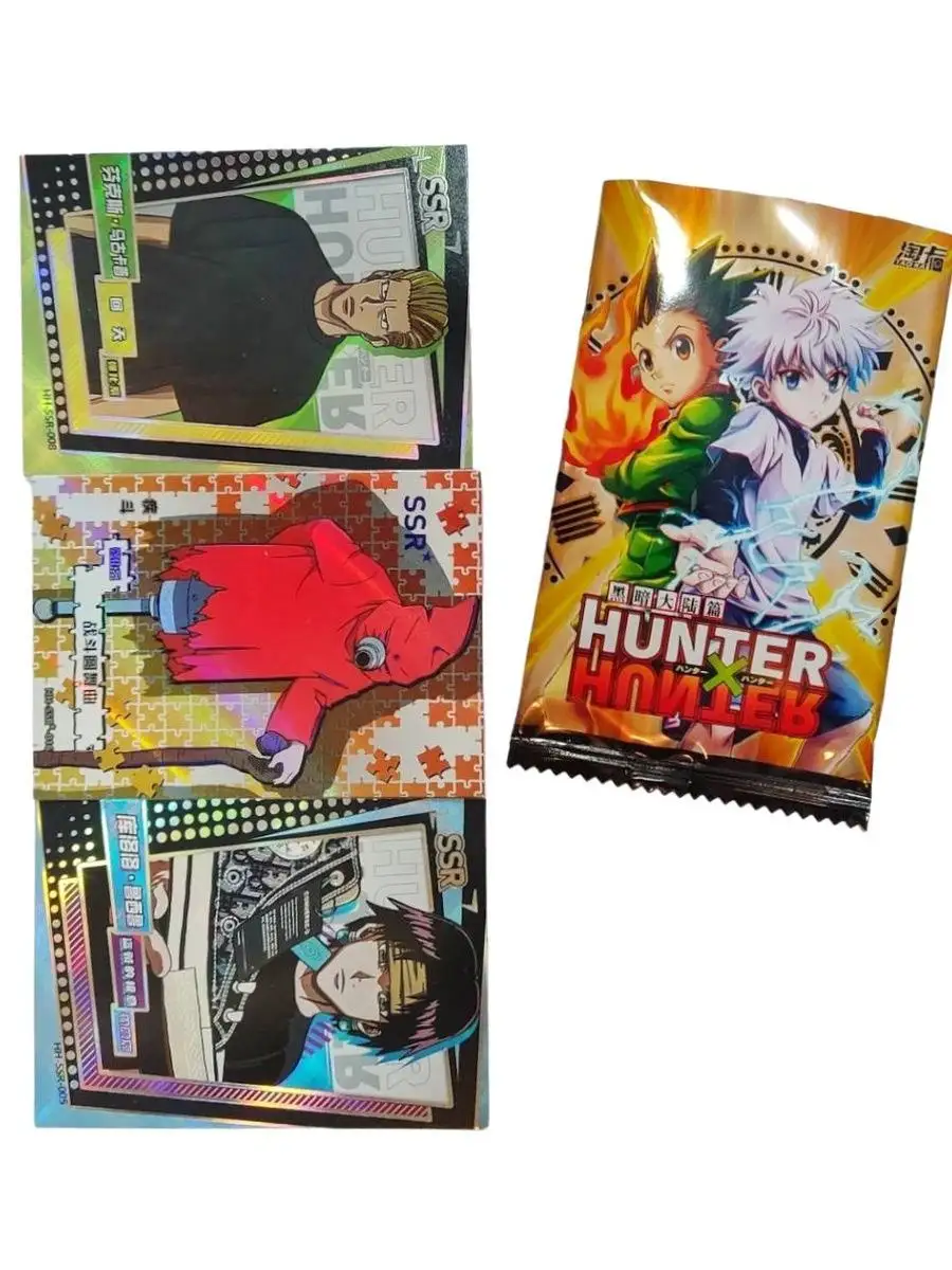 Коллекционные карточки аниме Hunter x Hunter TRREE THREE SIX TOYS 123501973  купить в интернет-магазине Wildberries