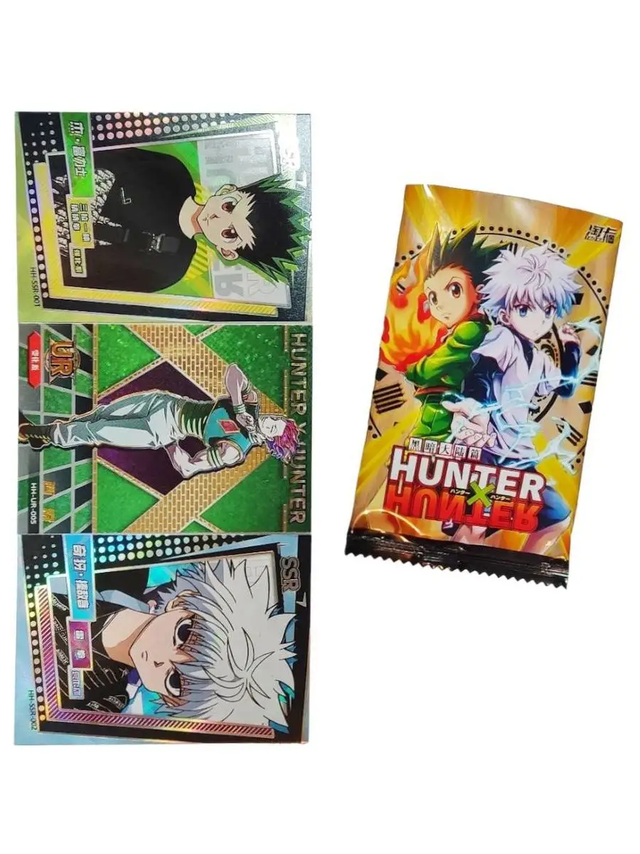 Коллекционные карточки аниме Hunter x Hunter TRREE THREE SIX TOYS 123501973  купить в интернет-магазине Wildberries